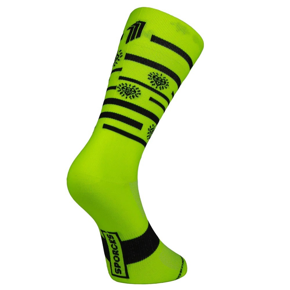 Sporcks SPINDLERS HUT Yellow Bike Socks